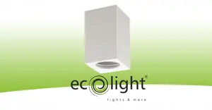 Накладной светильник Eco Light OHN-8B под лампу GU10 белый