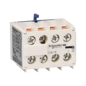 Schneider Electric LA1KN04 Auxiliary Contact Block, 4 NC Front-Mounted