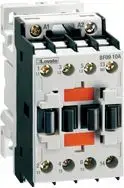 Lovato Electric BF0901A024 3-Pole Contactor 9A 4.2kW 24V 50-60Hz with 1NC Auxiliary Contact