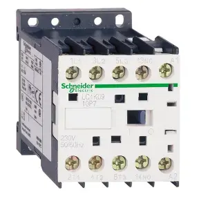 Schneider Electric LC1K1210F7 3-Pole Power Contactor, 12A, 110V AC Coil