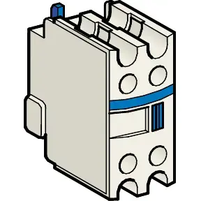Schneider Electric LADN20 Auxiliary Contact Block, 2 NO Front Mounting