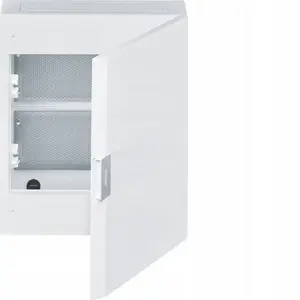 Hager VEGA VB218MP Multimedia Distribution Board, 2-Row, IP40, White Door
