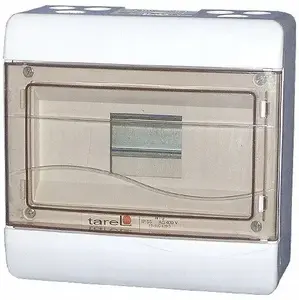 Tarel 6667-109 Flush-Mounted Modular Distribution Board 1x9 with PE and N Terminals IP40
