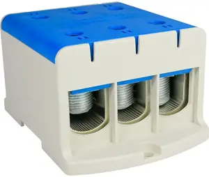 Распределительный блок ELEKTROPLAST WLZ35/3x240/n 3-полюсный, синий, для монтажа на поверхность и DIN-рейку
