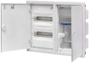 Eti-Polam ERP12-2-2H MEDIA hibrīda zemapmetuma sadales skapis 2x12 moduļi ar metāla durvīm IP40 400V AC