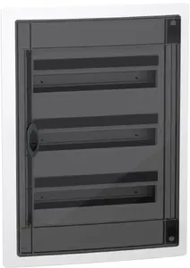 Schneider Electric PrismaSeT XS Flush-Mounted Distribution Board 3x18 Modules with Transparent Door IP40 IK09