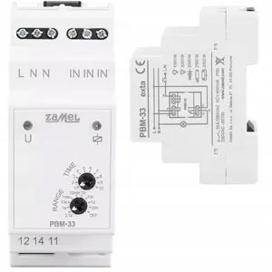 ZAMEL PBM-33 Bistable Impulse Relay with Zero-Crossing Switching and Time Limit Function 230V AC