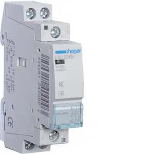 Модульный контактор Hager ESD225S 25A 2НО 24В AC