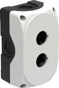 LOVATO Electric LPZP2A8 2-caurumu vadības pults korpuss 22mm balts IP67