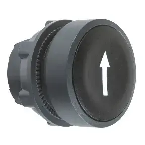 Schneider Electric ZB5AA335 Push Button Head, Black, Spring Return