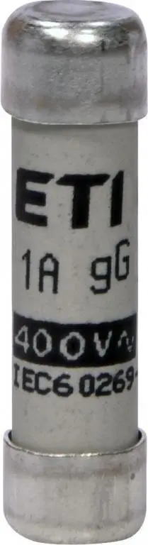 Eti-Polam CH8x32 cilindriskais drošinātājs, gG, 1A
