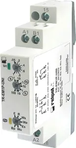 Relpol TR-EM1P-UNI Multifunction Time Relay 1P 8A 1s-100h 12-240V AC/DC