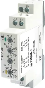 Реле времени многофункциональное Relpol TR-EI1P-UNI 1P 8A 1с-100ч 12-240В AC/DC