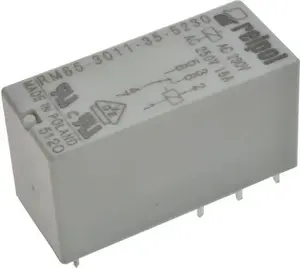 Relpol miniatūrais relejs 1P 16A 230V AC montāžai uz iespiedplates
