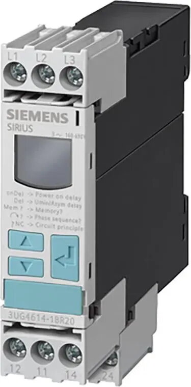 Siemens 3UG4616-1CR20 fāžu uzraudzības relejs, fāžu