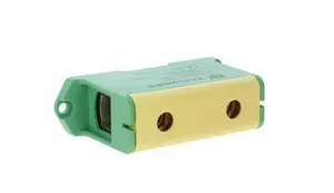 Ergom ZJUN-240 PE 1-pole DIN rail terminal block, yellow-green