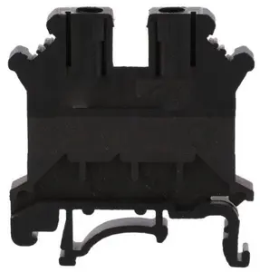Ergom ZJU2-2.5/BK 1-pole DIN rail terminal block, 2.5mm², black