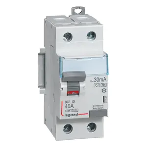 Legrand 411591 DX3 Residual Current Circuit Breaker 2P 40A 30mA Type HPI