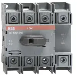 ABB OT100F4N2 4-Pole Disconnect Switch 100A 600V