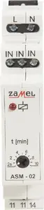 Zamel ASM-02 Staircase Timer Switch 16A 230V AC 1Z 2s-10min IP20