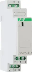 F&F PK-2Z-LED-24 Electromagnetic Relay, 24V AC/DC, 2NO Contacts