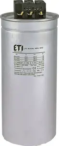 Eti-Polam CP LPC jaudas koeficienta korekcijas kondensators 40 kVAr 400V 50Hz