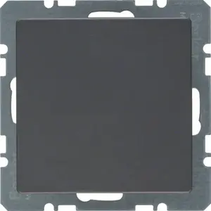 Hager 10096086 Socket-Outlet Cover Plate Anthracite