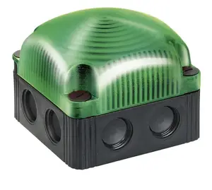 Werma 853.200.55 LED trauksmes gaismas indikators, 24V, zaļš