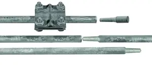 Комплект заземления Pawbol R.8055BG безрезьбовой, 3 м, диаметр 16 мм, горячеоцинкованная сталь