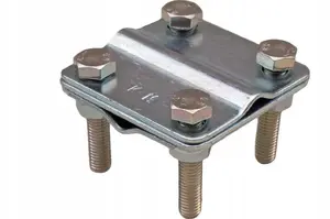 KM GROM KM137 Lightning Rod Mast Cross Connector with 40mm Bolt