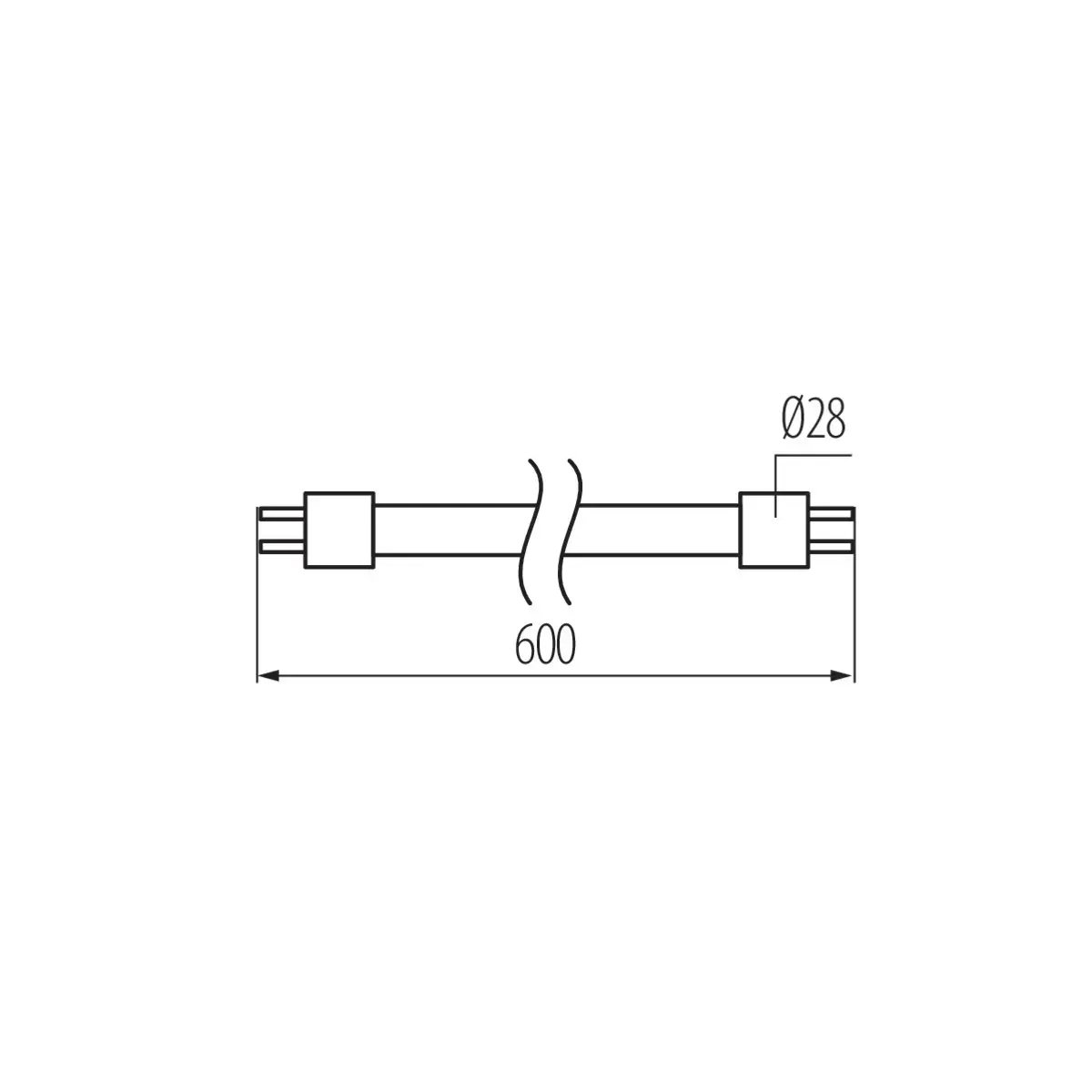 Kanlux 26063 LED spuldze T8 G13 9W Photo 5