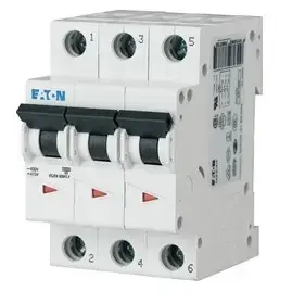 Автоматический выключатель Eaton FAZ-Z1,6/3, 3-полюсный, характеристика Z, 1.6А, 15кА