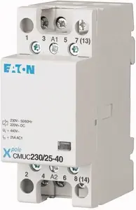 Установочный контактор Eaton CMUC230/25-31, 25А, 3НО+1НЗ, 230В