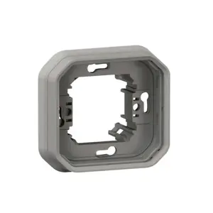 Монтажная рамка Legrand 069681L Plexo для скрытого монтажа, одинарная, серая
