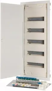EATON KLV-60UPS-SF Flush-Mounted Modular Distribution Board, 5x12 Modules, IP30