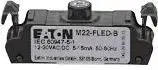 Eaton M22-FLED-B Flat LED Element, Blue, 12-30V AC/DC