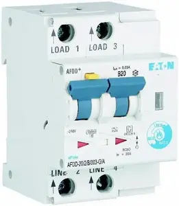 Устройство защиты от дугового пробоя EATON AFDD-20/2/B/003-G/A Photo 1
