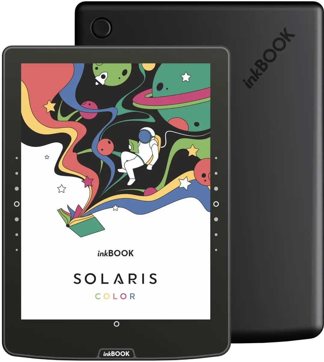 E-grāmatu lasītājs inkBOOK Solaris Color, melns