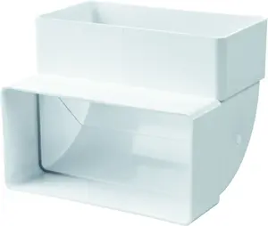 VENTS 060 Vertical Ventilation Elbow 90° 110 x 54 mm