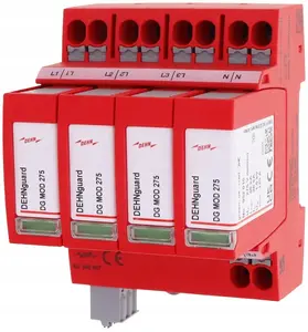 Dehn SMP TNS 275 FM pārsprieguma ierobežotājs T2+T3 tips 20kA 4P Push-in