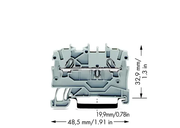 Wago 2000-1201 2-vadu spailes bloks Photo 2