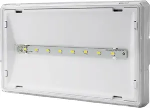AWEX EXIT S Emergency Luminaire, LED 1W, 1h Duration, IP65, Maintained/Non-maintained, White