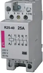 Модульный контактор Eti-Polam R 25-31 25А 230В AC 3НО 1НЗ