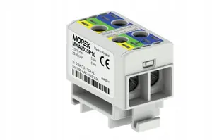 MOREK OTL-PEN universālais savienotājs MAA2035P10, 2xAl/Cu 2.5-35mm², 1000V AC/1500V DC, dzelteni-zaļš/zils