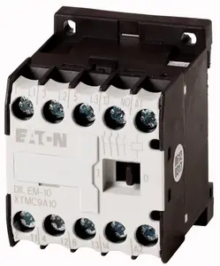 Eaton DILEM-10 Power Contactor, 3-Pole, 9A, 110V 50Hz / 120V 60Hz Coil