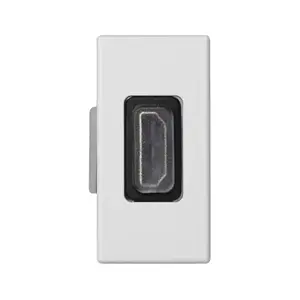 Kontakt-Simon K129B/9 HDMI Outlet Box Accessory, White