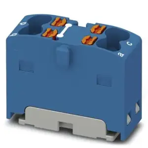 Phoenix Contact 1046610 Distribution Block, 4-Way, Blue, 30 Pieces