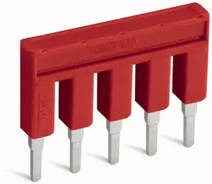 Wago 2002-406/000-006 Jumper Bar for TOPJOB S Terminal Blocks, 6-Way, Blue