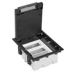 Напольная розетка Kontakt-Simon SF310/14, тройная, графит, IP40