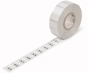 Wago 210-850 Self-Adhesive Labels, Rectangle, White, 1000 Pieces